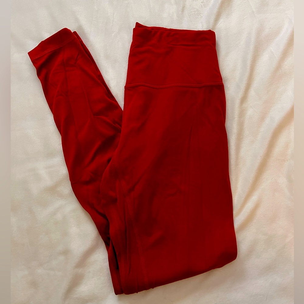 Lululemon Yoga Align High-Rise Leggings 25”- Red/Burgundy